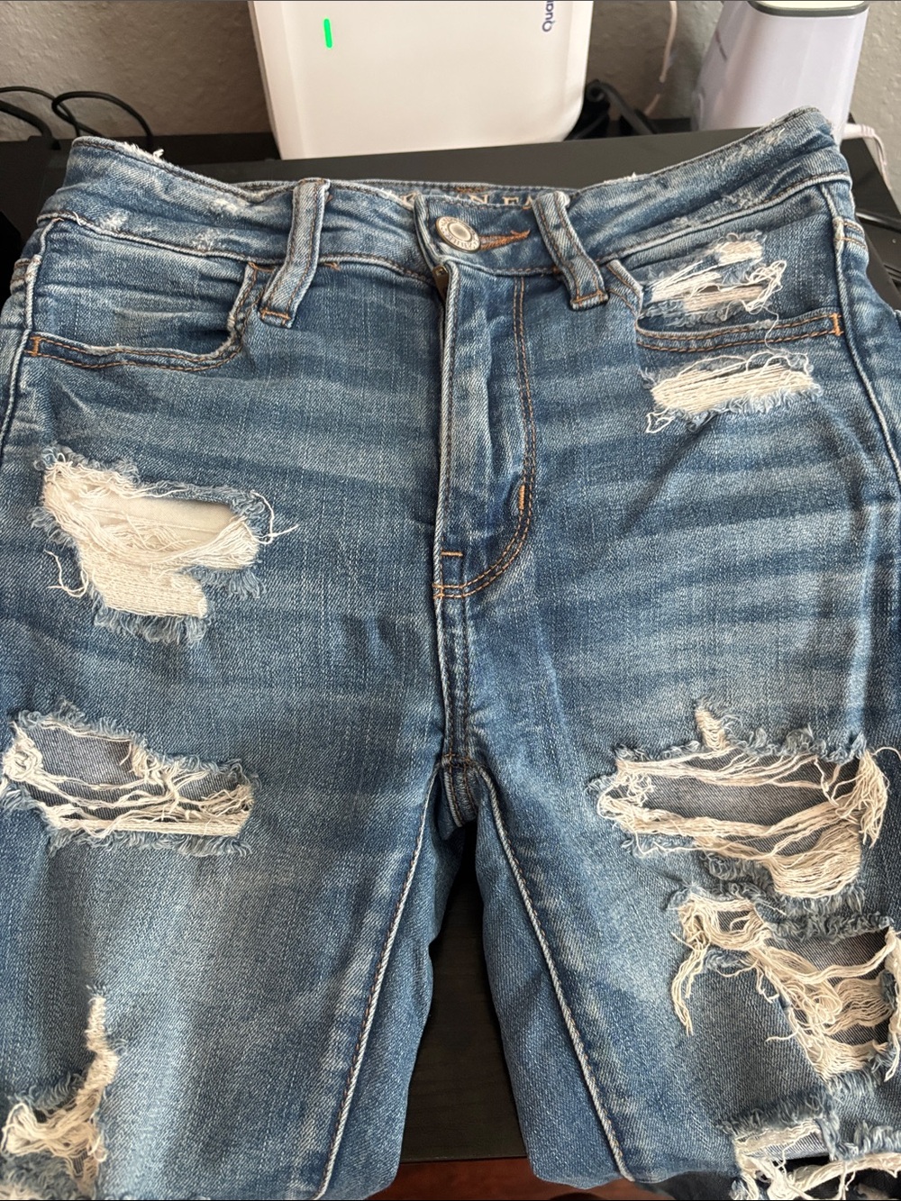 American Eagle Ripped Skinny Jeans